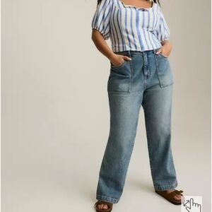 Torrd High-rise Straight Utility Jeans 22S